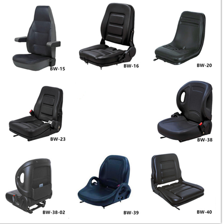 Pvc mórdhíola fionraí miotail forklift seat.jpg